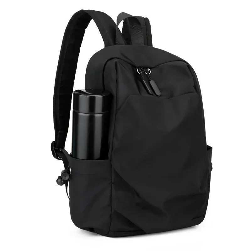 Small Mens Backpacks Nylon Mini Light Waterproof School Bag Fashion Women Shoulder Crossbody Bag Daypack for Sports Outdoor Y250811