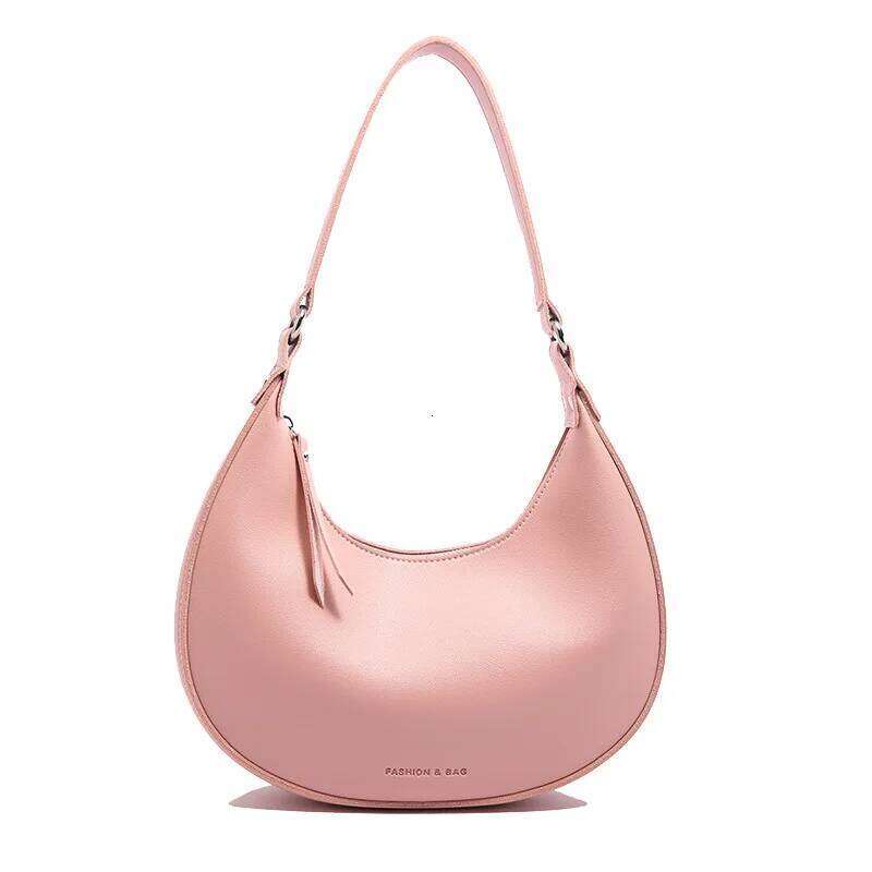 New Women S Cross Handbag Half Moon Fashionable Light Advanced Portable Large Capacity Shoulder Bag