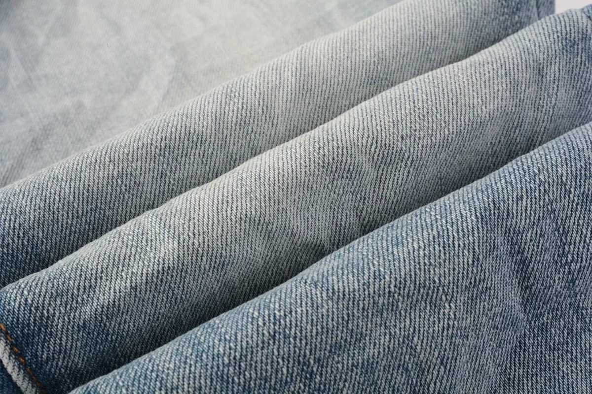 American Style Jeans Men Fashion Top Quality High Street Patch Repair Low Rise Skinny Denim Pants Skinny Jeans Men X250812