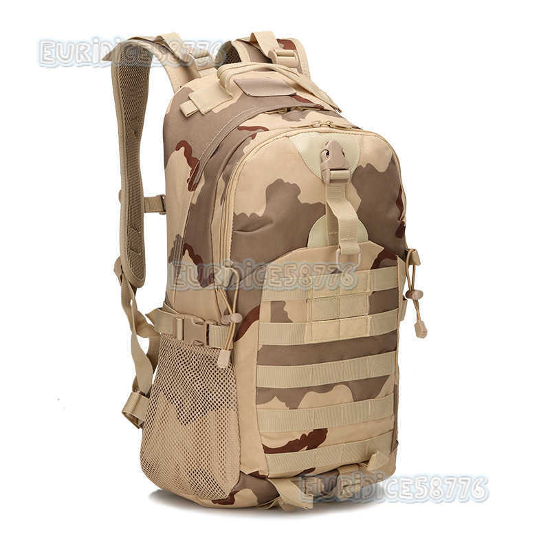 Outdoor Leisure Sports Camouflage Tactics Backpack Hiking Bag Load Bag Travel Function Luggage Molle Backpack H250811