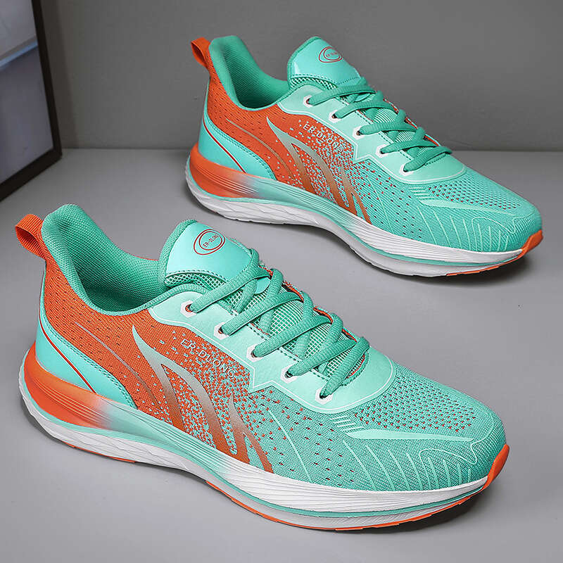 Men's Shoes for Middle School Students, Sports Running All-Season Breathable Athletic Shoes, National Trend Fashion Mesh Free shipping Sneakers, 