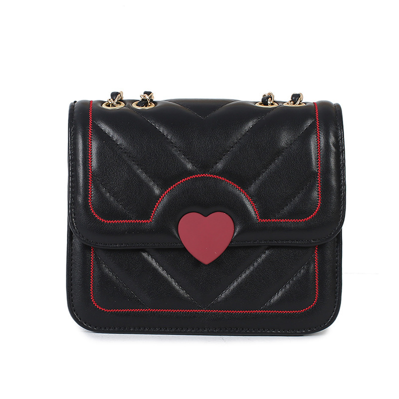 New Single Shoulder Underarm Cute Girl Heart Fashion Trend Crossbody Chain Bag for Women