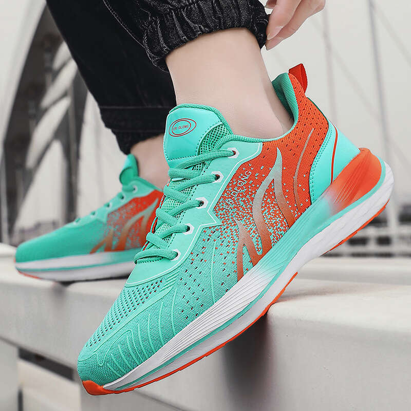 Men's Shoes for Middle School Students, Sports Running All-Season Breathable Athletic Shoes, National Trend Fashion Mesh Free shipping Sneakers, 