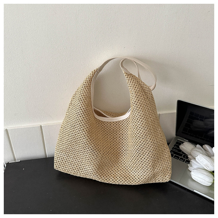 Woven for Women Summer New Trendy Fashion Straw Casual Large Capacity Shoulder Stylish Underarm Bag ddmymarket