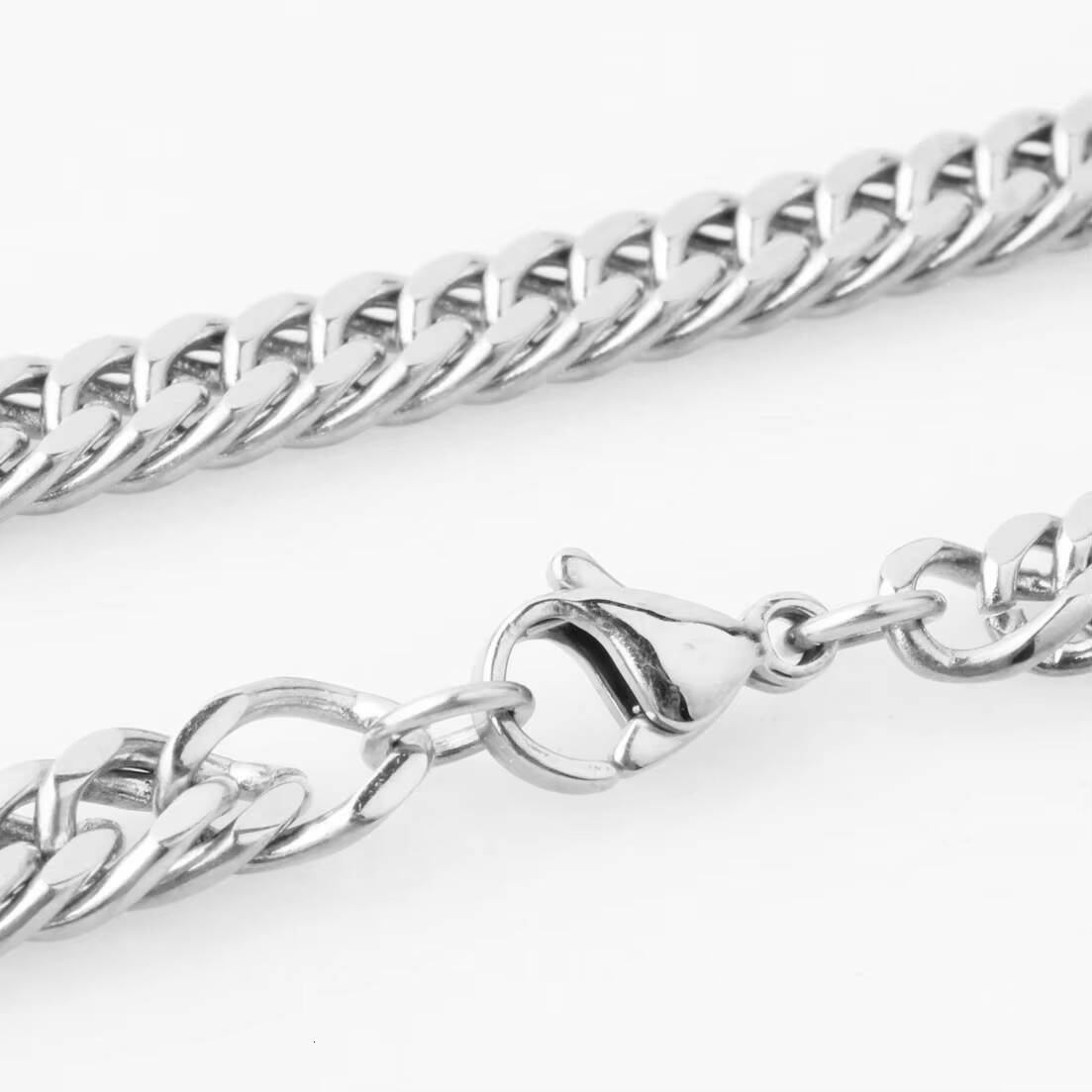 Hot Sale Hip Hop Titanium Steel 8-19mm Cuban Link Chain Fashion Personalized Thick Chain Stainless Steel Cuban Necklace for Men