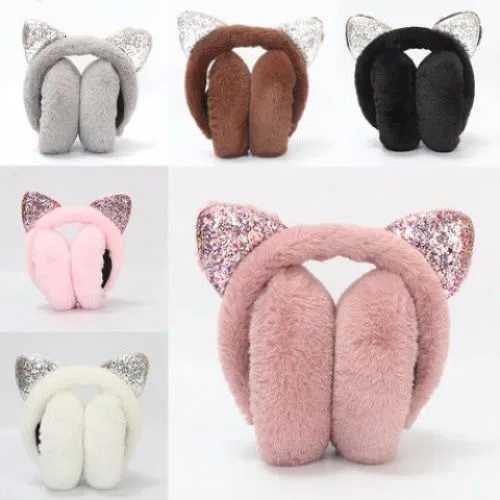 Winter ear cups ear protection for women plush ear cups for students cute cartoon cute cat ear warm ear cups XJ250812