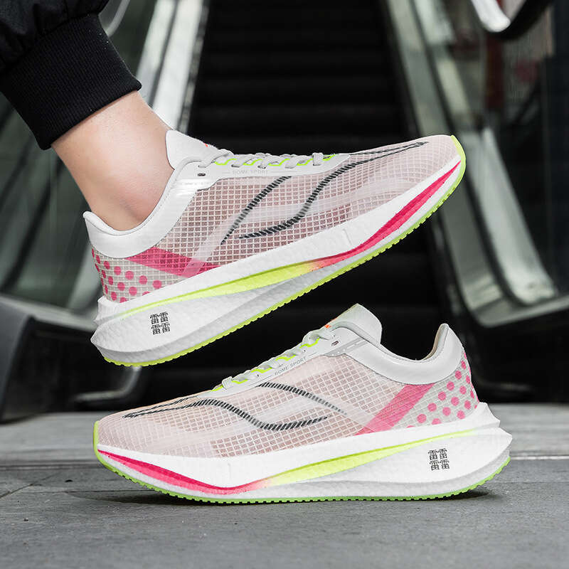 Feidian 3 Popcorn Men Free shipping Trendy Molded Sports Dad MD Ultra-light Mesh Running Shoes for Couples Marathon