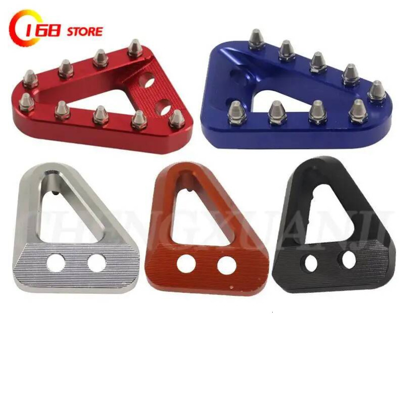 Motorcycle Rear Brake Pedal Step Tip Plate For XC XCF XCW XCFW SX SXF EXC EXCF TPi SIX DAYS 125 150 250 300 350 450 500 CNC