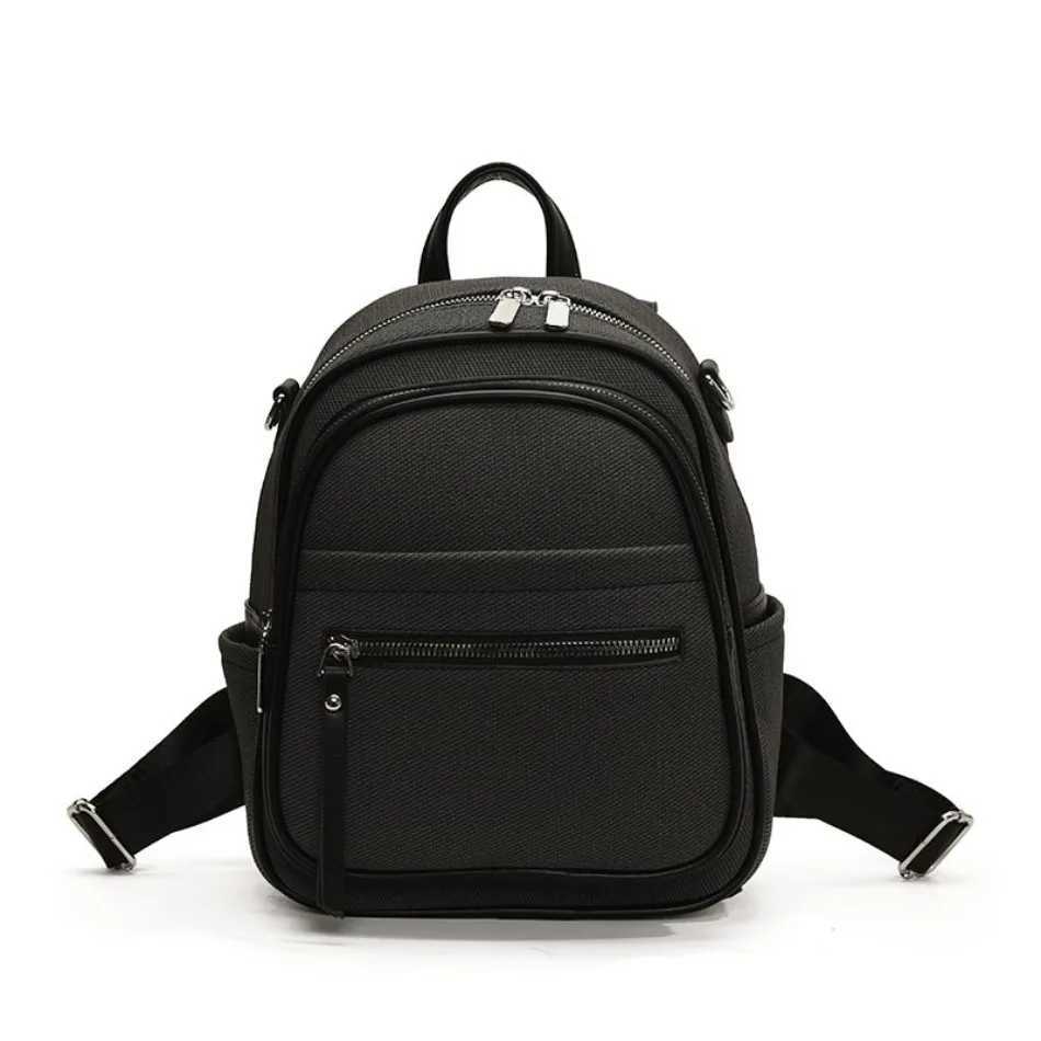 2025 New Women Backpack High Quality Solid Color Nylon Bagpack Fashion Multifunctional Shoulder Bag Bags for Teenage Sac Y250811