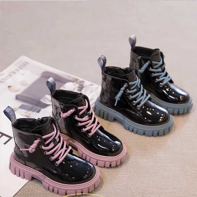 Autumn Fashion New Girl Boot Non Slip Versatile Child Ankle Boots Comfort Sweet Simple Girls Shoes Warm Medium Large Boy Boot XJ250812