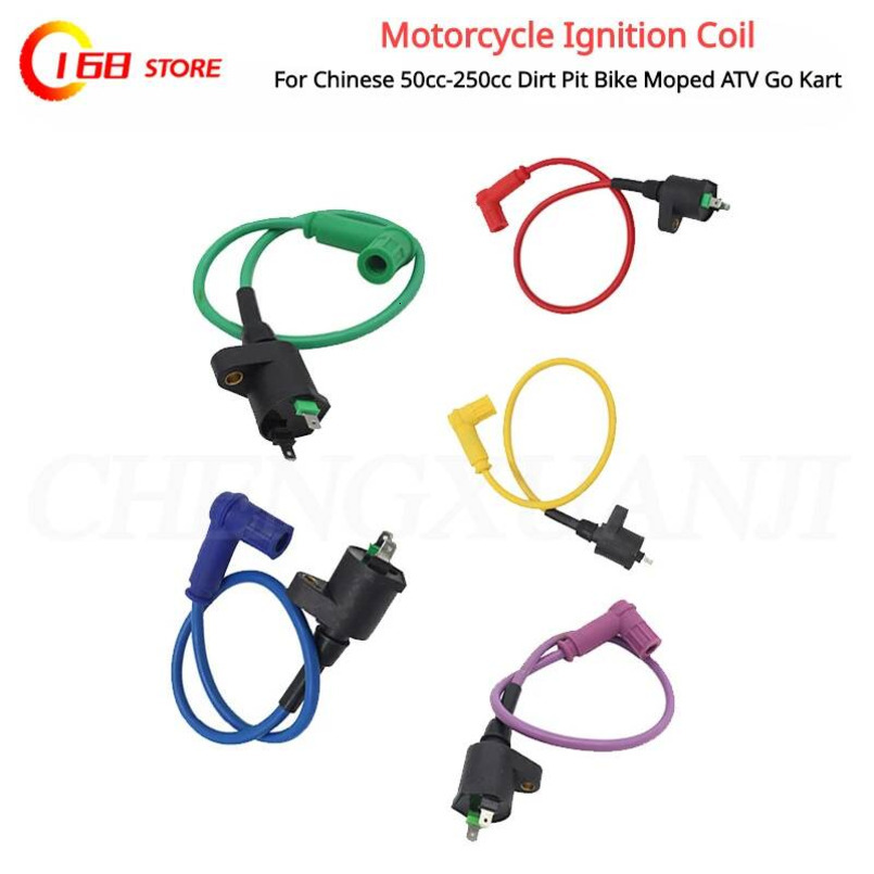 Motorcycle Racing Ignition Coil for Chinese 50cc-250cc Dirt Pit Bike Moped ATV Go Kart Quad By Replacement Accessories