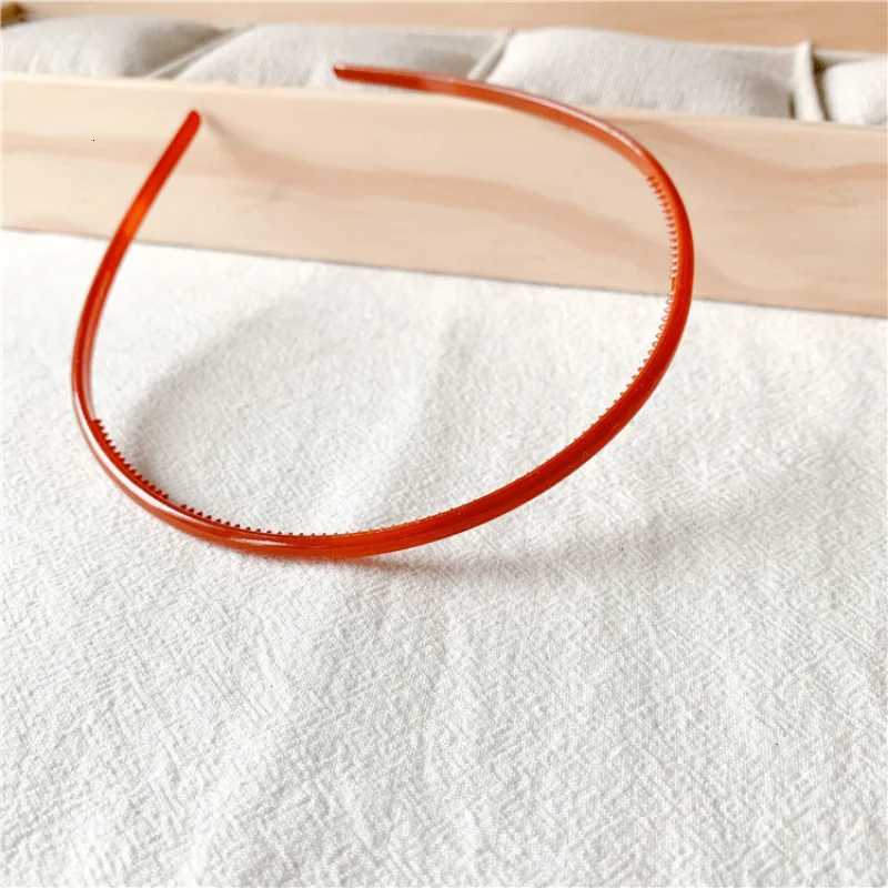 12 Wen Girls Super Thin Plastic Hairbands Solid Shining Hair Holder Cute Candy Bands X250812