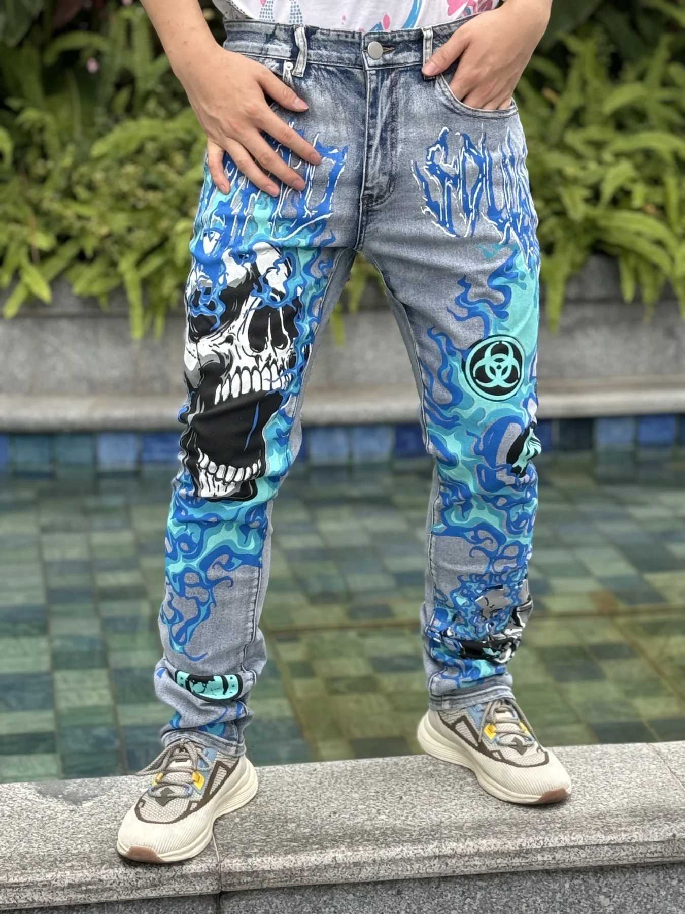 New arrivals in summer of 2025 Breathable and comfortable fabric Trendy mens casual jeans Free shipping on promotion X250812