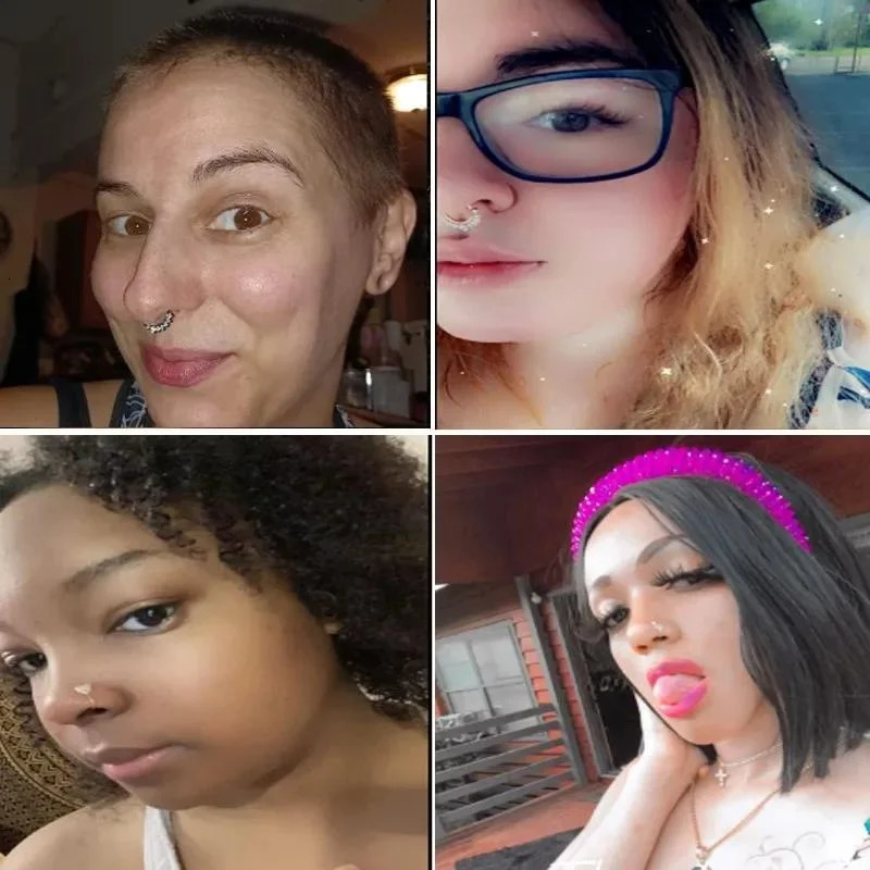 EVISPOL Nose Rings Faux Nose Piercings Septum Ring Septum Jewelry Nose Cuff Clip On Nose Ring for Men And Women 250807