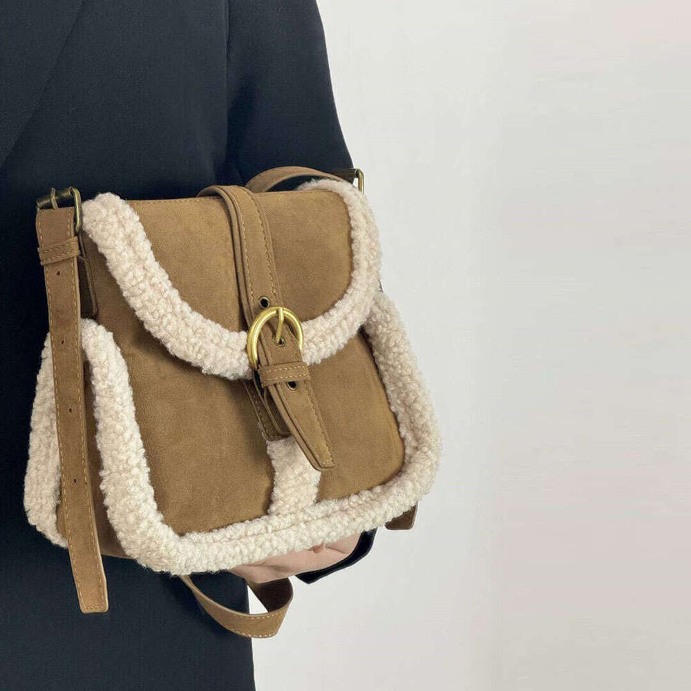 New Small Spring Summer Fashion Korean Style Plush Versatile Single Shoulder Crossbody Women's Bag B5