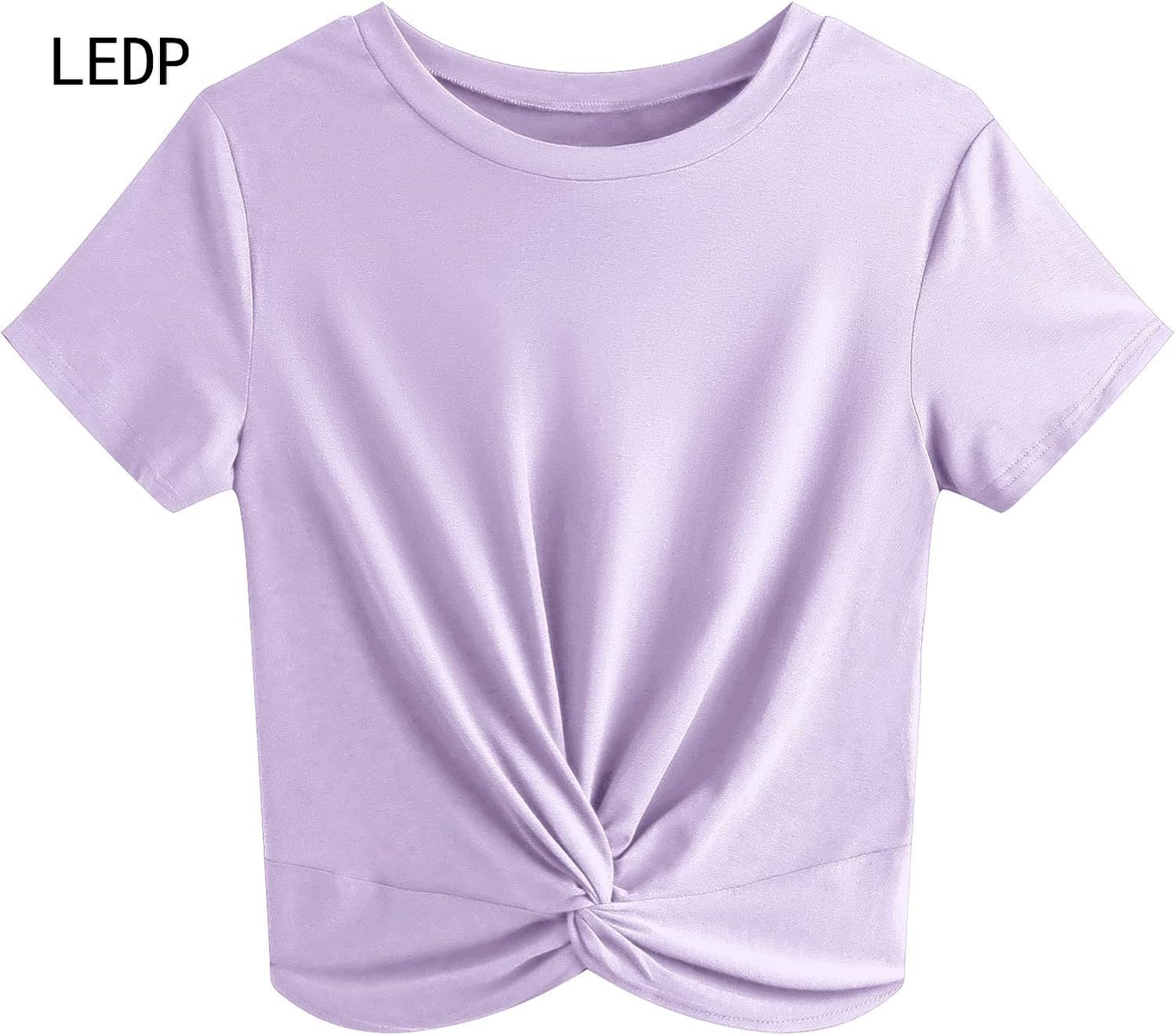 219267 Ice Crystal Star Embroderie T-shirt féminin de grande taille Aurora Réflexion Laser Tissu d'hiver Nuit mince Minimaliste Cold esthétique