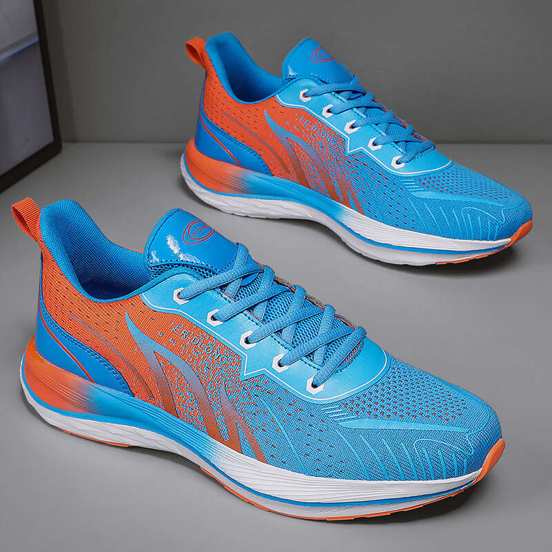 Men's Shoes for Middle School Students, Sports Running All-Season Breathable Athletic Shoes, National Trend Fashion Mesh Free shipping Sneakers, 