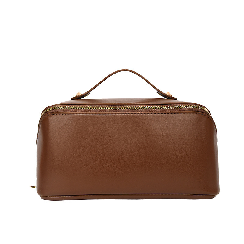 Trendy Portable Women's Handbag Large Capacity Multifunctional Toiletry Pillow Makeup Bag for Women