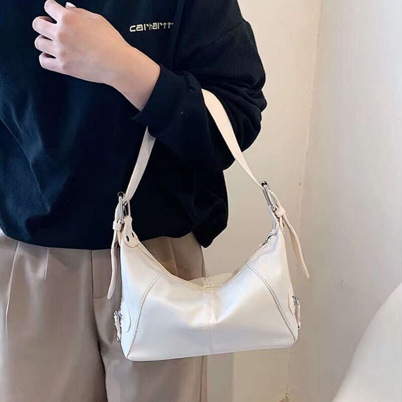 Spring Summer Women's Bag Cool Style Single Shoulder Underarm Baguette Handbag Y2k B5