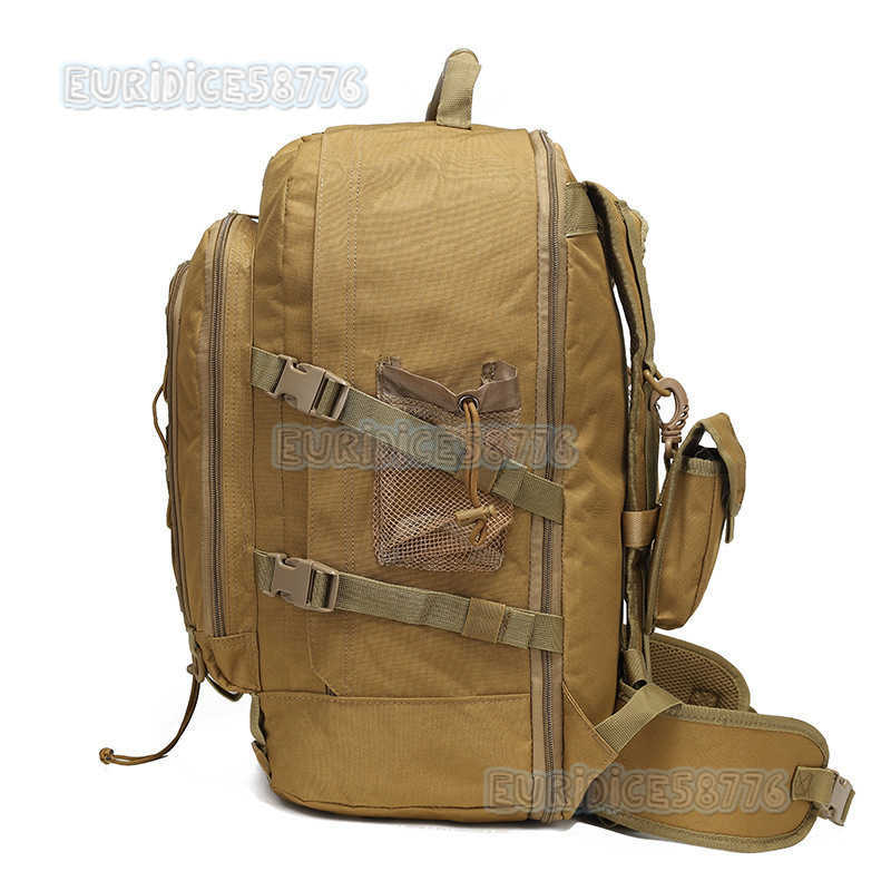Book Tactical Camouflage Backpack Hiking Bag Outdoor Adventure Waterproof Leisure Luggage Bag Backpack H250811
