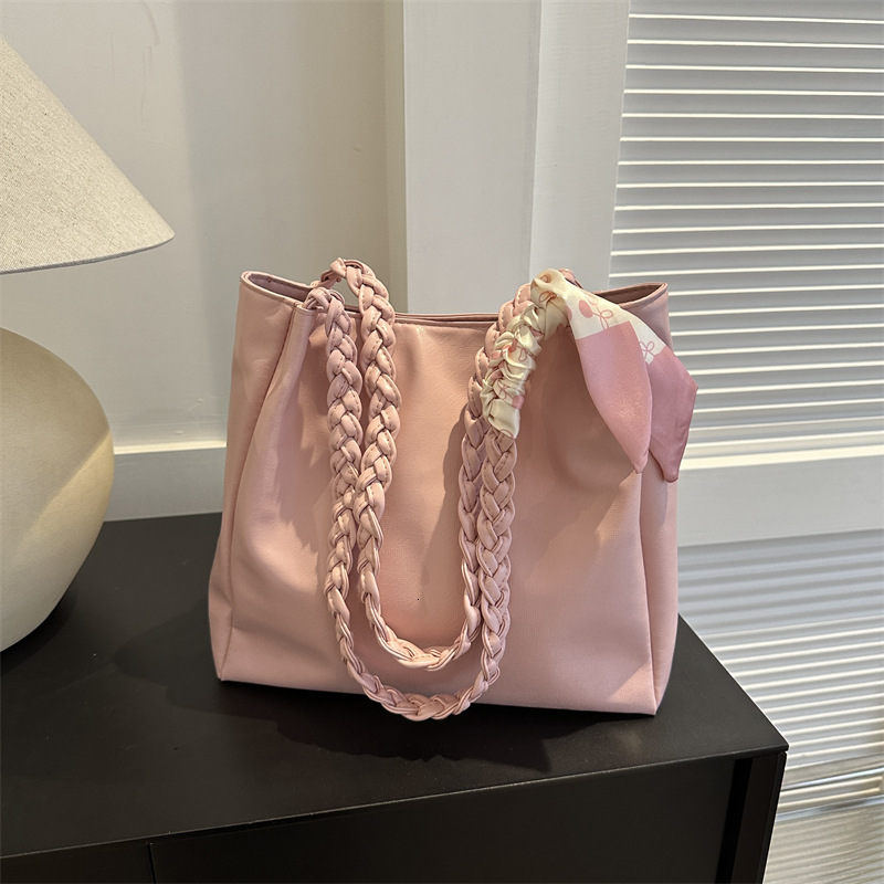 Textured for Women New Solid Color Casual Fashion Trendy Summer Stylish Simple Shoulder Bag ddmymarket