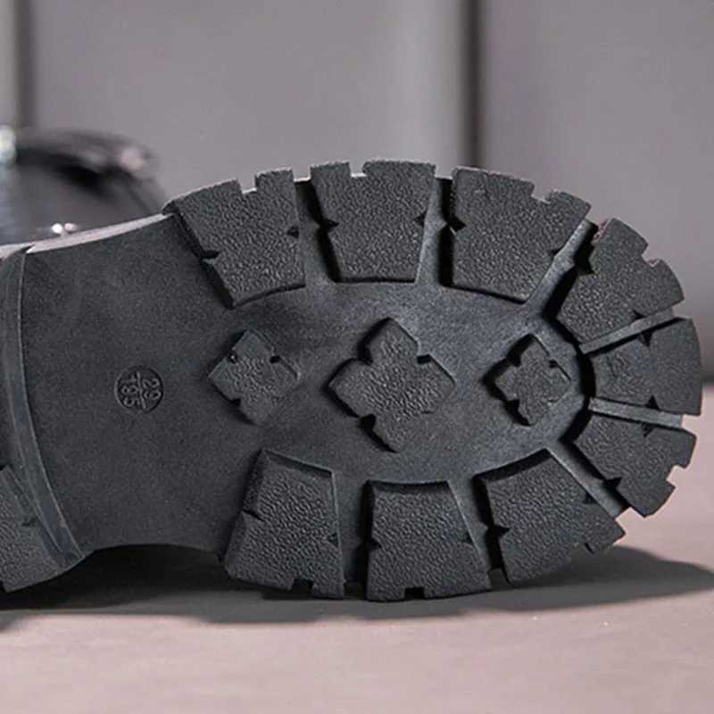 Girls Boots Zip Kids Knee High Non-Slip Plush Long Snow Boots for Girls High Leather Boots Winter Fashion Princess Boots XJ250812