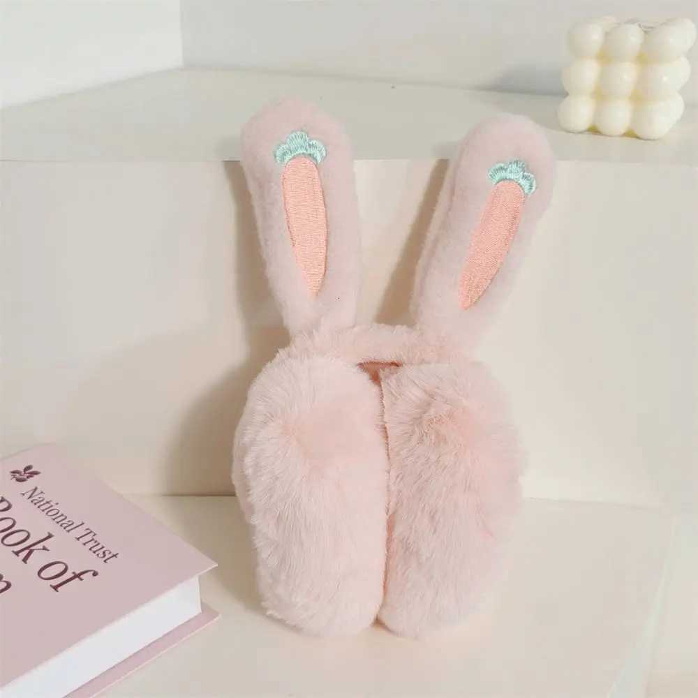 New Cartoon Rabbit Ear Warm Earmuffs Plush Rabbit Ear Covers Soft Keep Warm Winter Earflaps for Women XJ250812