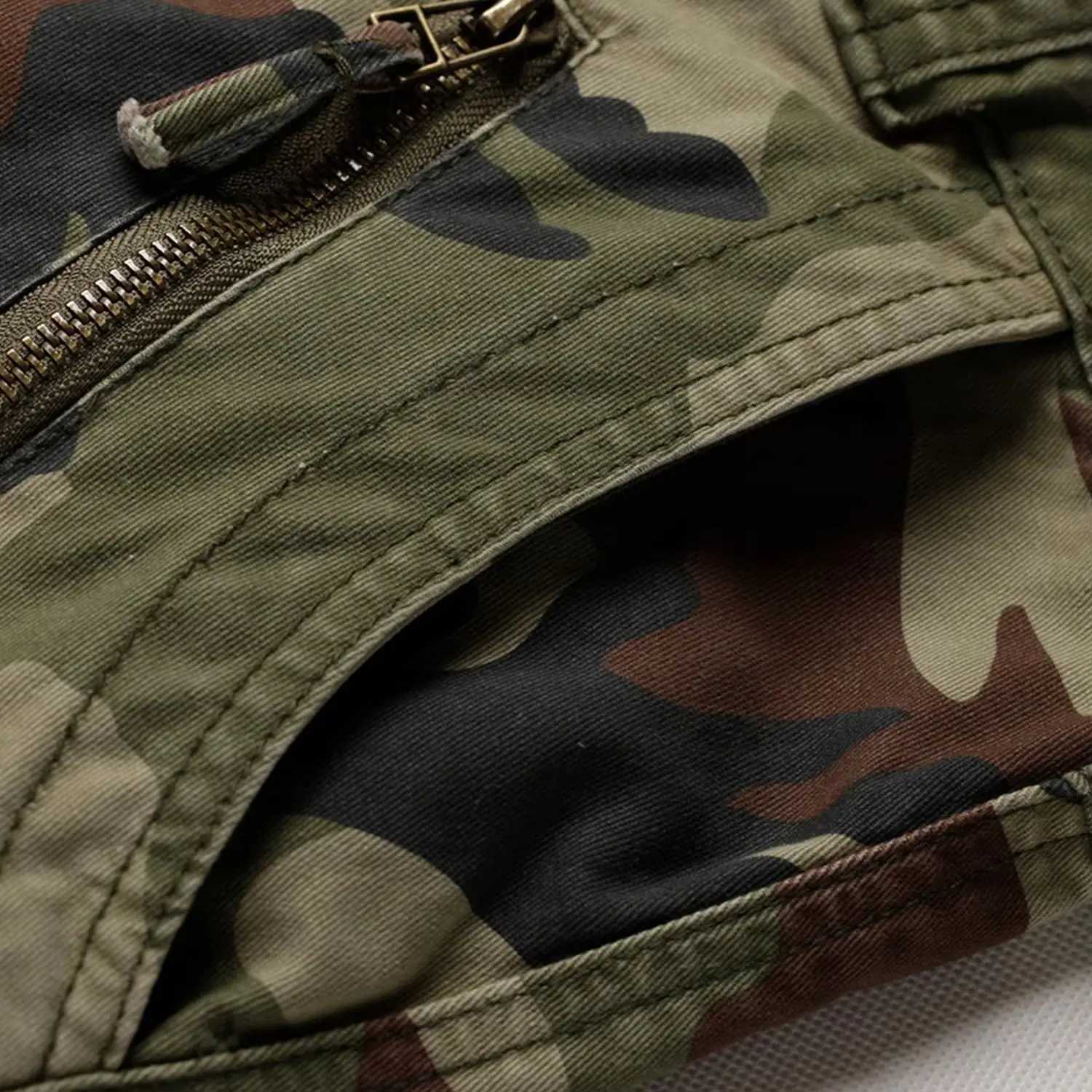 AKARMY Mens Cargo Pants Work Pants Camo Pants Outdoor Mountaineering Multi Pocket Durable Outdoor Work Pants (NO BELT) X250812