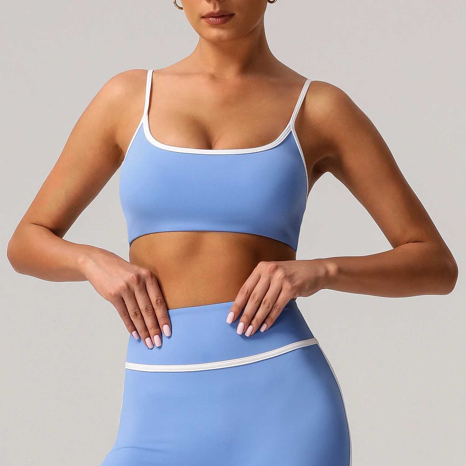 Seamless Bra Sports Fitness Quick-drying Shock-proof Belt Pad Bra Workout Clothes Running Bra Training Top for Women Z250812