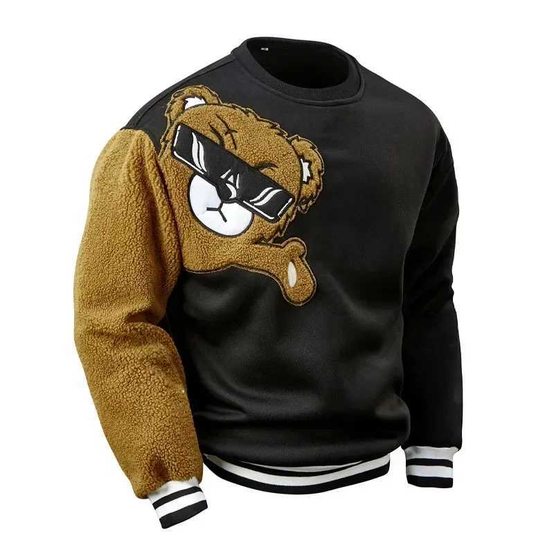 Popular Casual Embroidery Bear Men Hooded Hoodie Autumn and Winter New Mens Hoodie T-shirt Shirt Official Website Sweatshirt Y250811