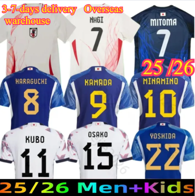 25 26 JapAns classic Cartoon soccer jerseys 23 24 Tracksuit MINAMINO TOMIYASU TSUBASA Mitoma maillot japon camiseta KYOGO SHIBASAKI KUBO