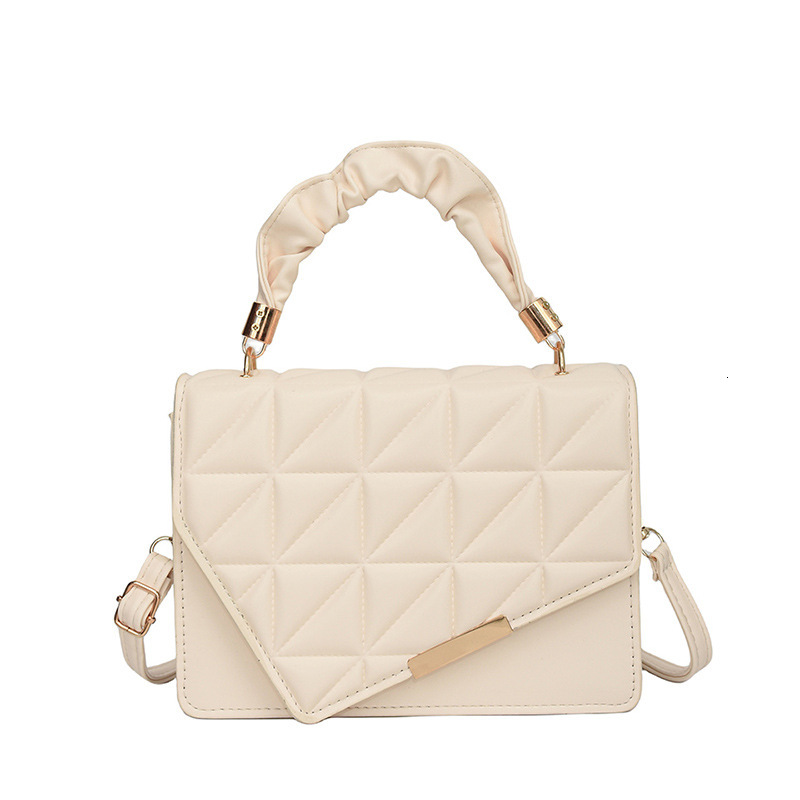 Designer Women's Folding Handbag 2025 New Fashionable Multi functional Quilted Single Shoulder Crossbody Bag