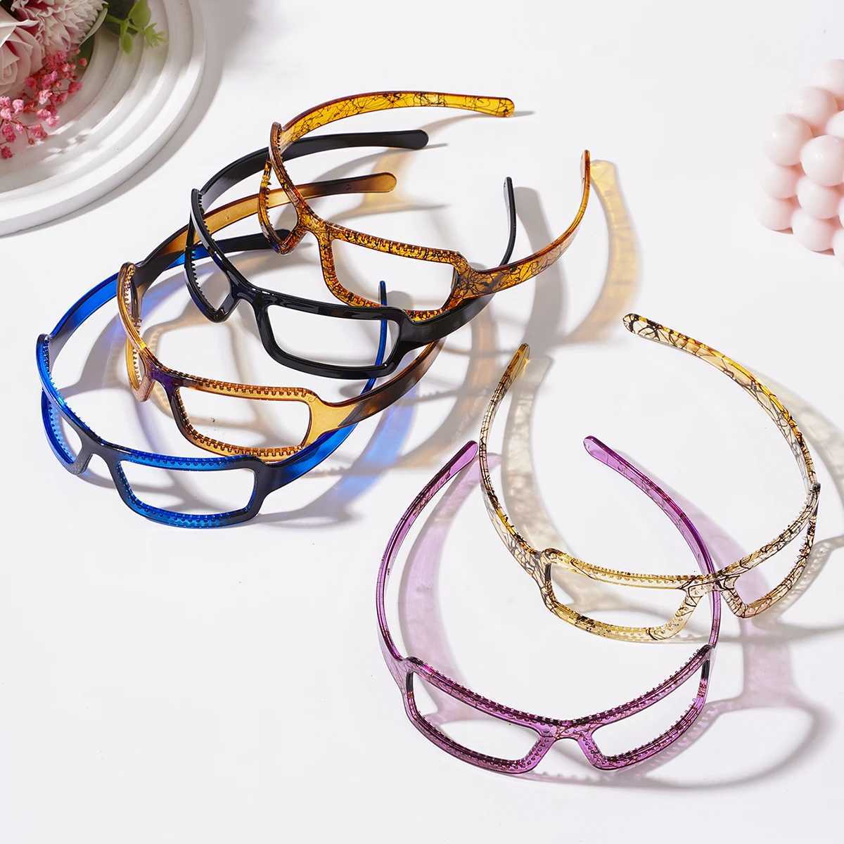 3D Frame Shape is Hair Hoop Hairband For Women Girl Sweet Fixed Band Hair Ornament Fashion Hair Accessories X250812
