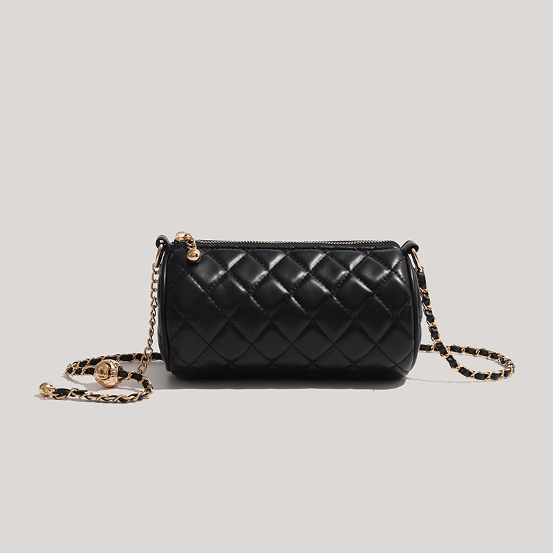 This Year's Trendy Fall/Winter Crossbody Small for Women 2025 New Quilted Chain Cylinder Bag High-Quality Texture Niche ddmymoon