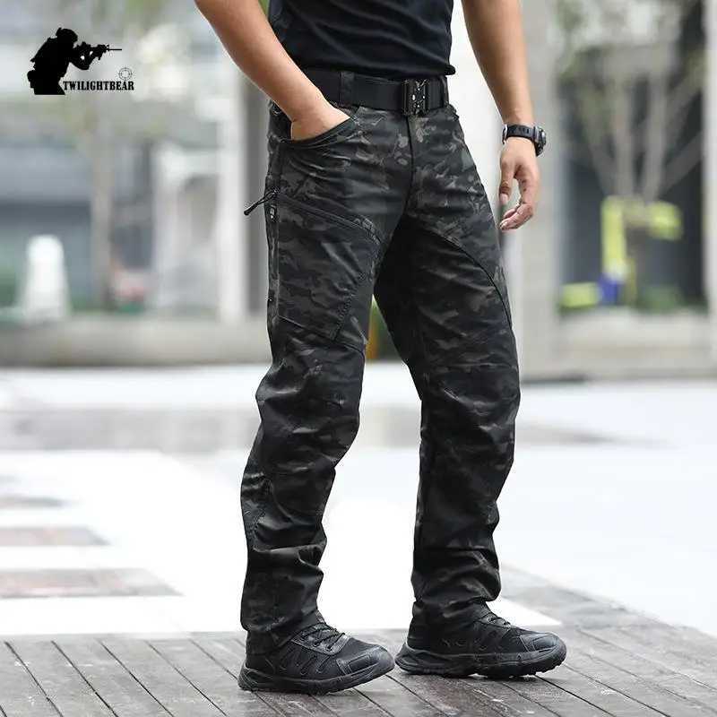 igh Quality Mens Tactical Pants Arisoft Waterproof Multiple Pockets Cargo Pant Men Clothing Tooling Trousers A2F311 X250812