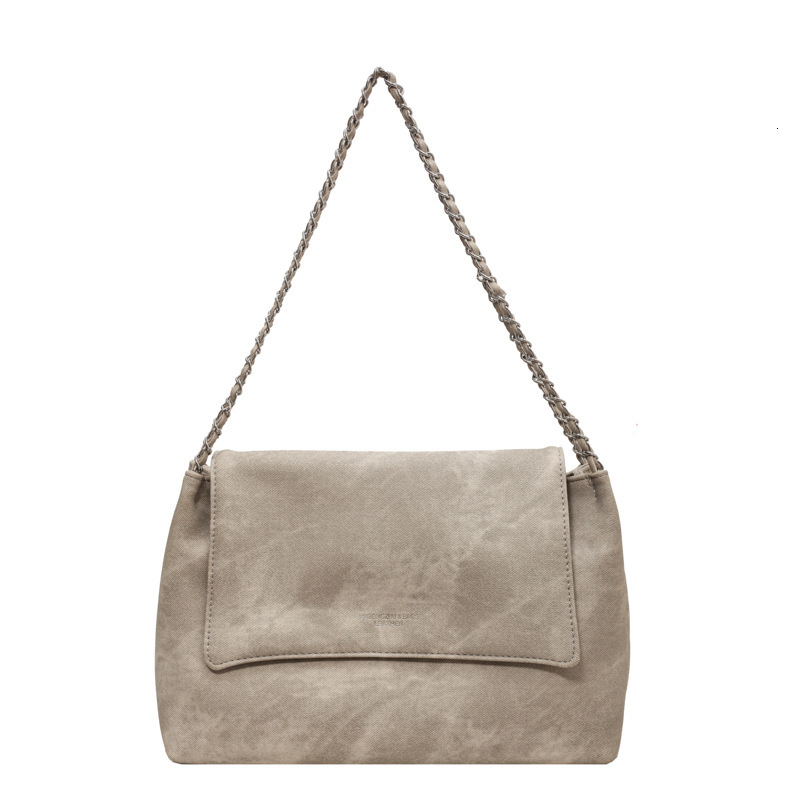 Design New Versatile Chain Crossbody Autumn Winter Large Capacity Denim Shoulder Bag for Women