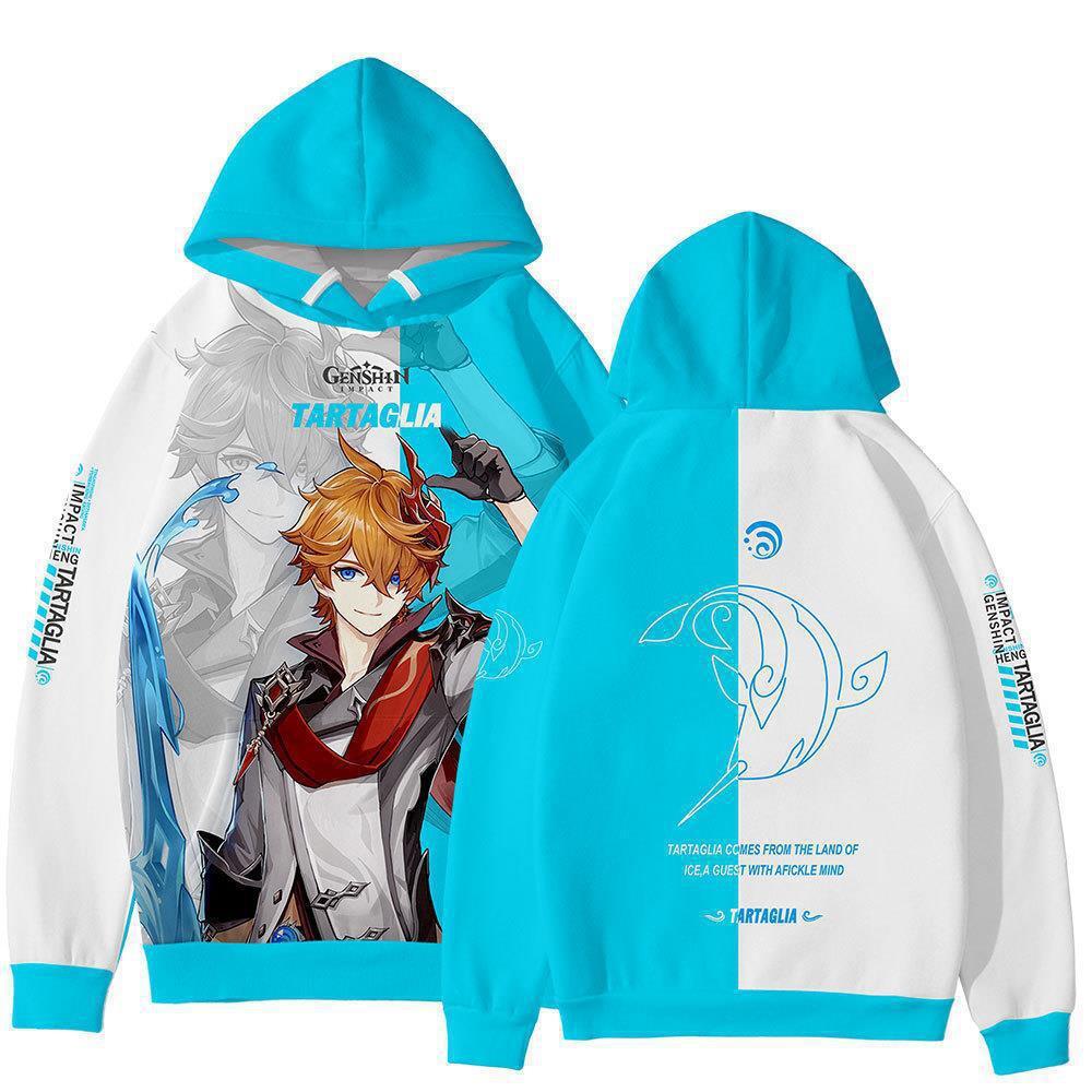 Genshin Impact Merchandise Hooded Sweatshirt for Men and Women
