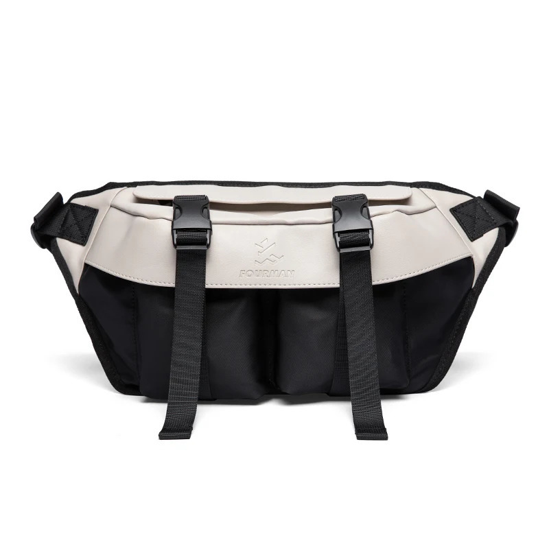 Ins ner Oxford leather Men Crossbody Bags Casual Sport Waterproof Teen Unisex Shoulder Bag Male Boy Fanny Pack 250811