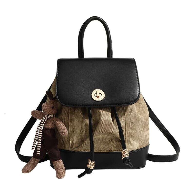Small Women's Backpack 2025 Spring And Summer New Ultra-Fashion Color Collision Handheld Shoulder Bag Leisure Hundred Simple Commuting