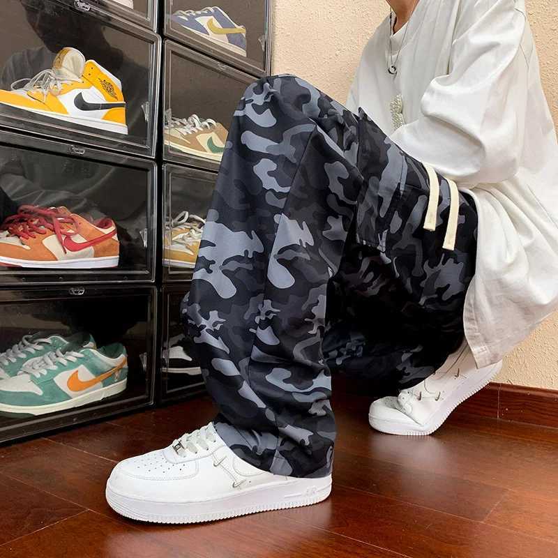 Military Cargo Pants Men Multiple Pockets Camouflage Parachute Pants Y2k Baggy Pants Outdoor Hiking Workout Streetwear Trousers X250812