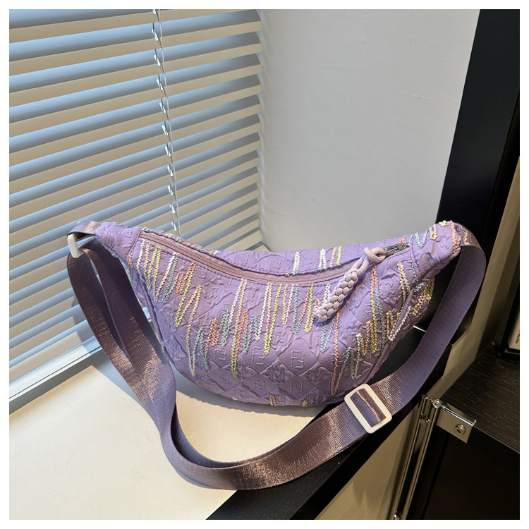 Forest Style Fresh Casual Trendy Personality Summer New Lightweight Pleated Single Shoulder Crossbody Dumpling Bag for Women ddmymarket