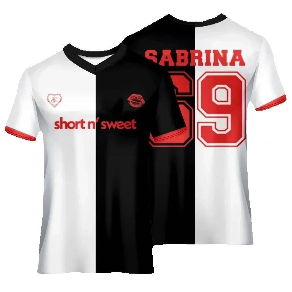 Sabrina Carpenter Fan Jersey 2025 Chinese New Year/Summer Sportswear for Men and Women 3D Printed T-shirt