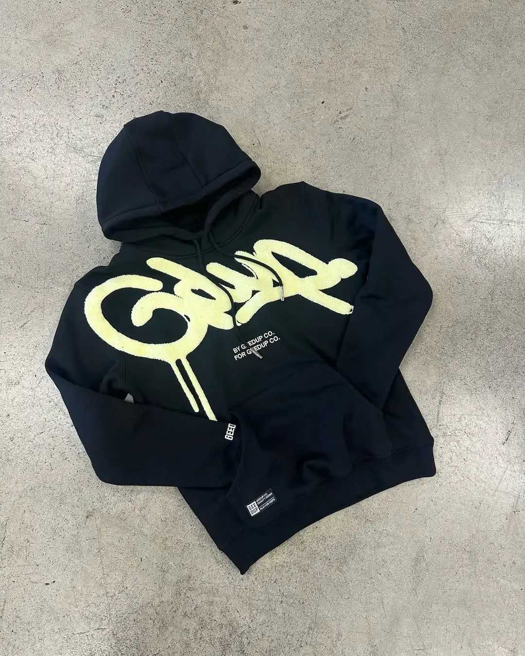 America Strt Fashion GDUP Letter Embroidery Hoodies Harajuku Hip Hop Graphic Oversized Hoodies Sweatshirts Casual Jacket X250812