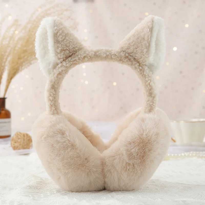 Plush Winter Female Warm Cold Folding Cozy Student Cold Resistant Ear Muffs Fashionable Ear Muffs For Fashion Accessories NewXJ250812