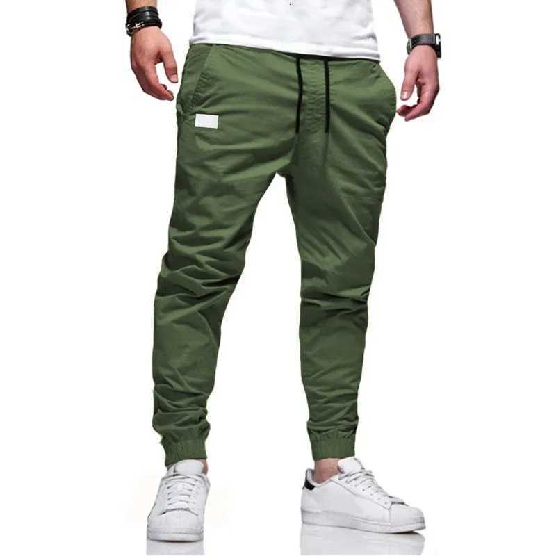 New Mens Casual Sports Pants Sweatpants Male Jogger Cargo Harem Pencil Pants Trousers Multi-pocket Sweatwear X250812