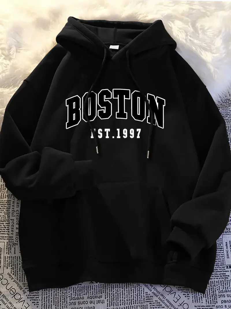 Mens Spring/Autumn American Heavy duty Fleece Hoodie 2024 New Oversize Trendy Brand Couple Coat Casual Long Sleeve Hoodie Hoodi Y250811