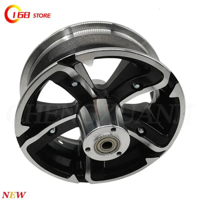 11 Inch 90/65-6.5 Rim for Electric Scooter Front and Rear Wheels with Disc Brakes, Aluminum Alloy Split Hub