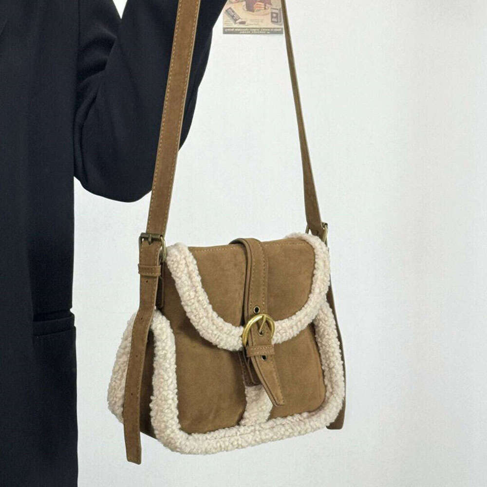 New Small Spring Summer Fashion Korean Style Plush Versatile Single Shoulder Crossbody Women's Bag B5