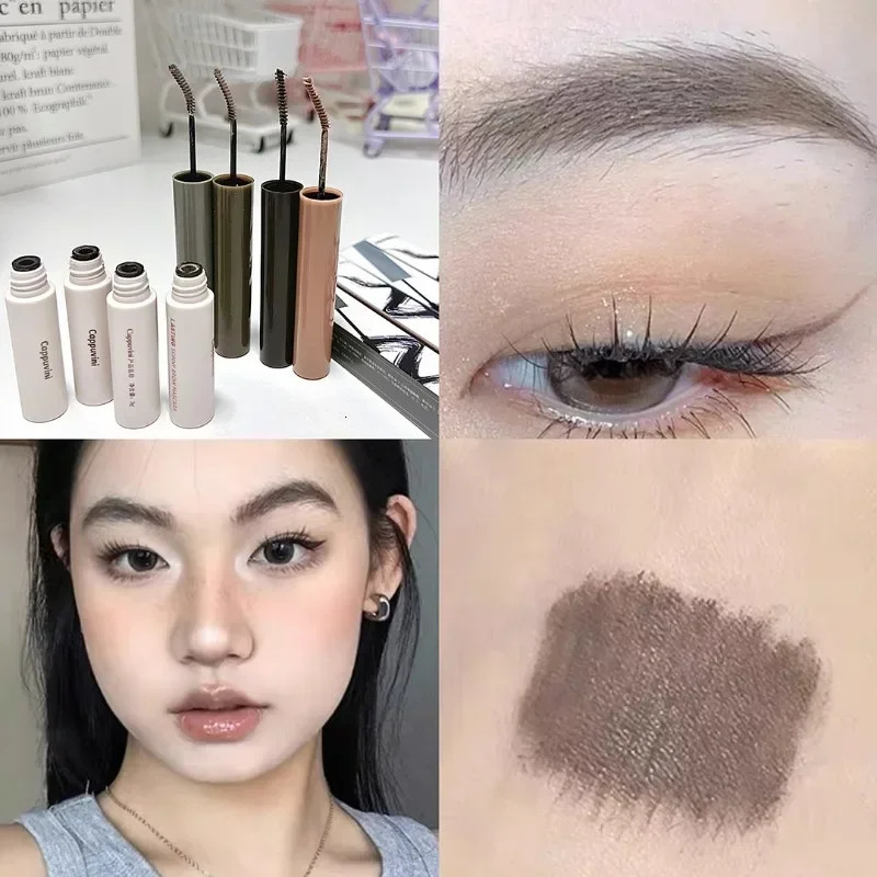 Natural Eyebrow Enhancer Dye Gel Tint Set Waterproof Long Lasting Quick Dry Dyeing Brow Tattoo Tinted Cream Brow Makeup Cosmetic 250809