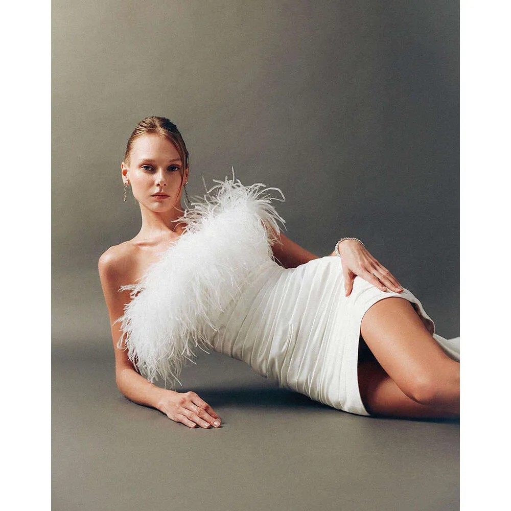 Gorgeous Long Sleeves Wedding Dress Beading Satin Bridal Gowns For Bride Illusion Sheer Neck Appliques Lace Wedding Gowns vestidos de novia 01